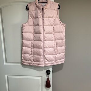 J. Jill Pink Down Vest SZ XL Tall